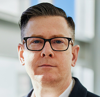 CEO and crypto trading company executive Alexander Hughes, headshot