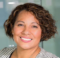 Claire Ashford, compliance head at a financial firm, portrait